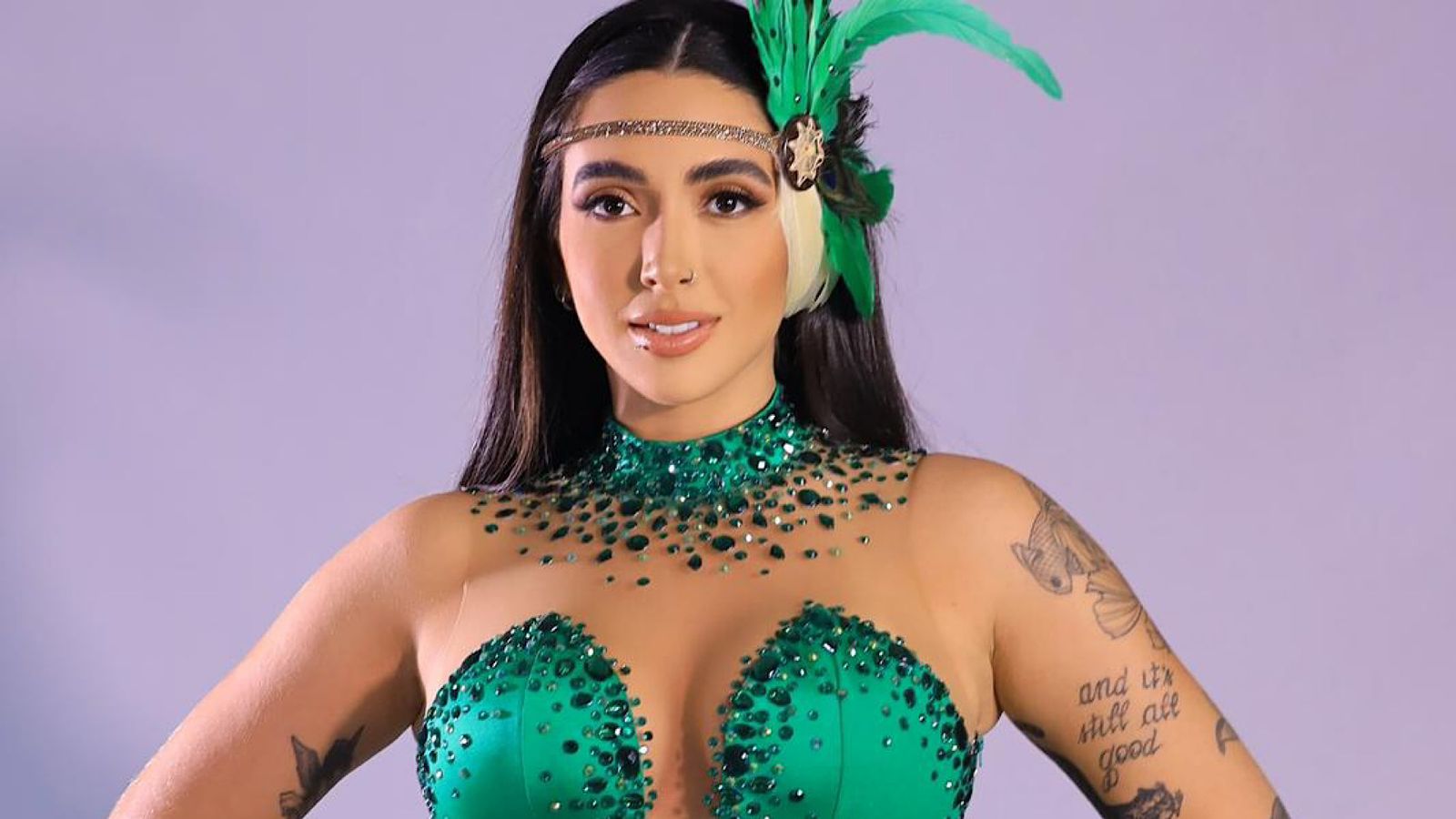 Giovanna Lima curte Parintins e se joga na cultura amazonense: ‘Encantada com tudo’