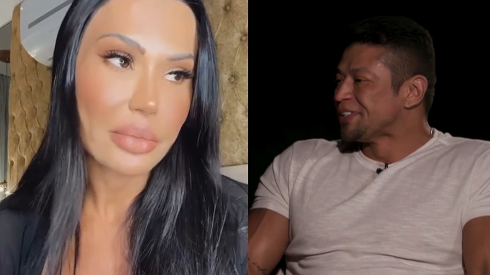 Ex-personal de Gracyanne conta detalhe do primeiro beijo com influenciadora