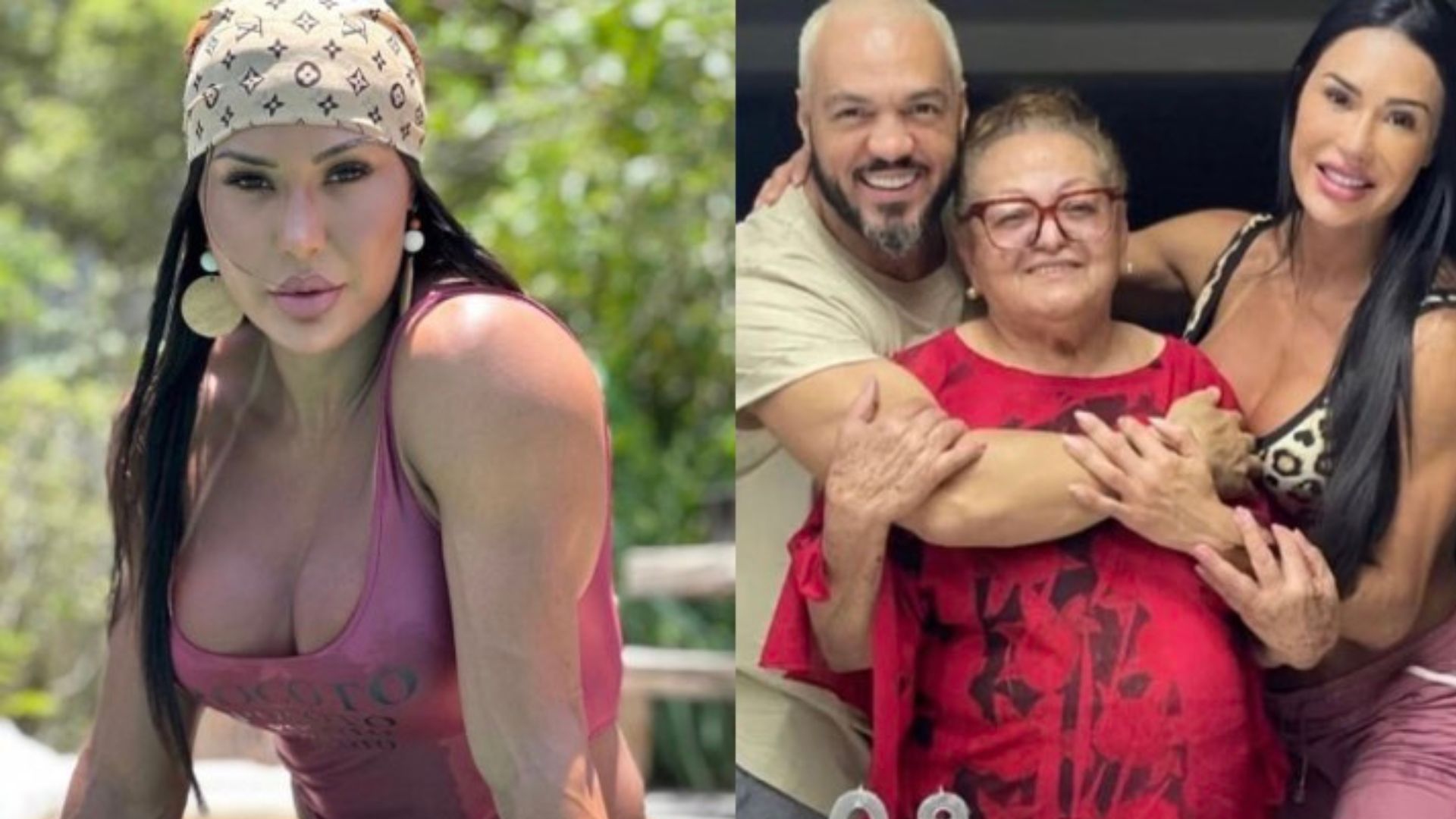 Gracyanne Barbosa explica por que família de Belo continua morando em sua mansão