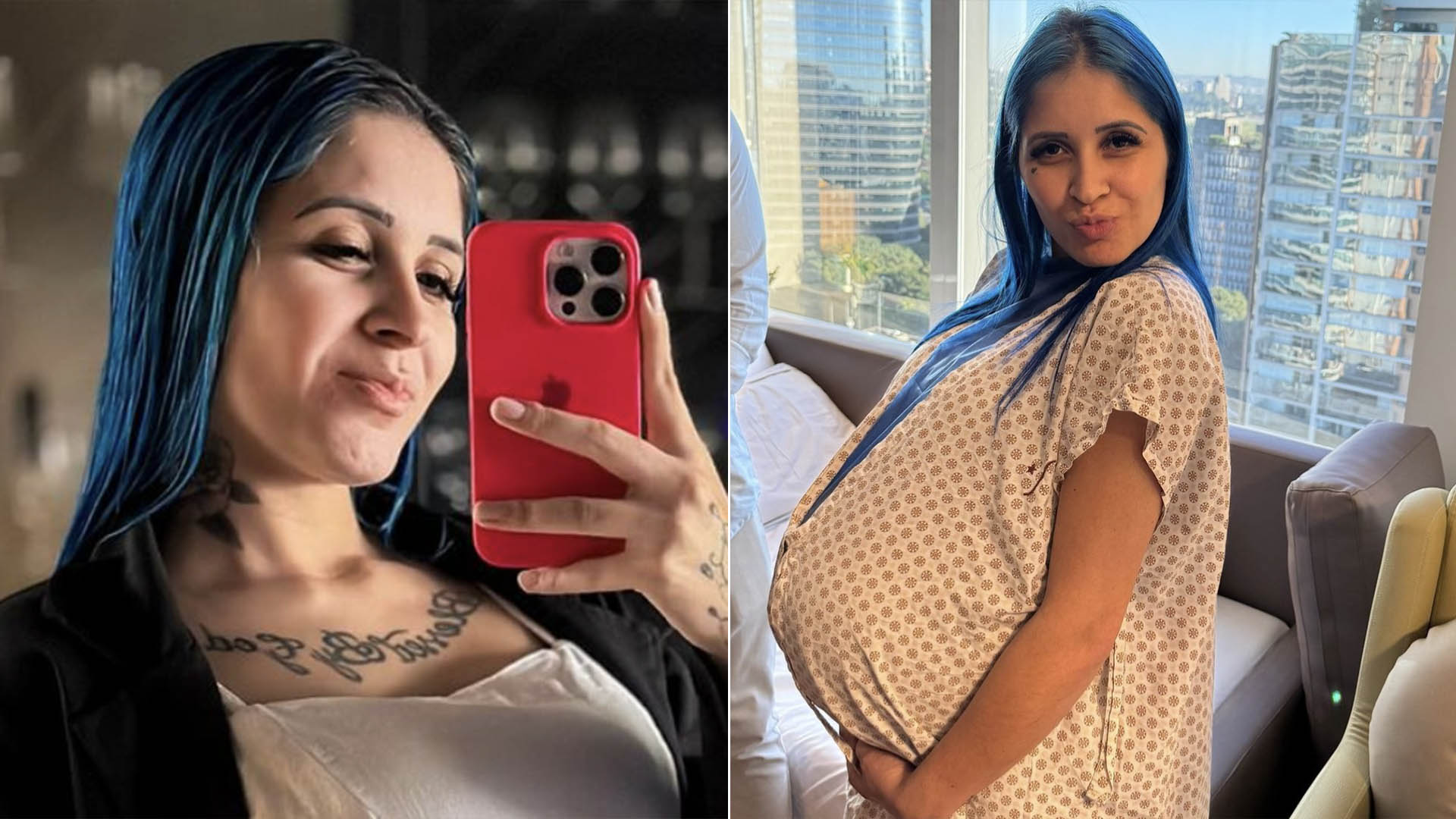 Influenciadora Ianka Cristini apresenta seus gêmeos recém-nascidos