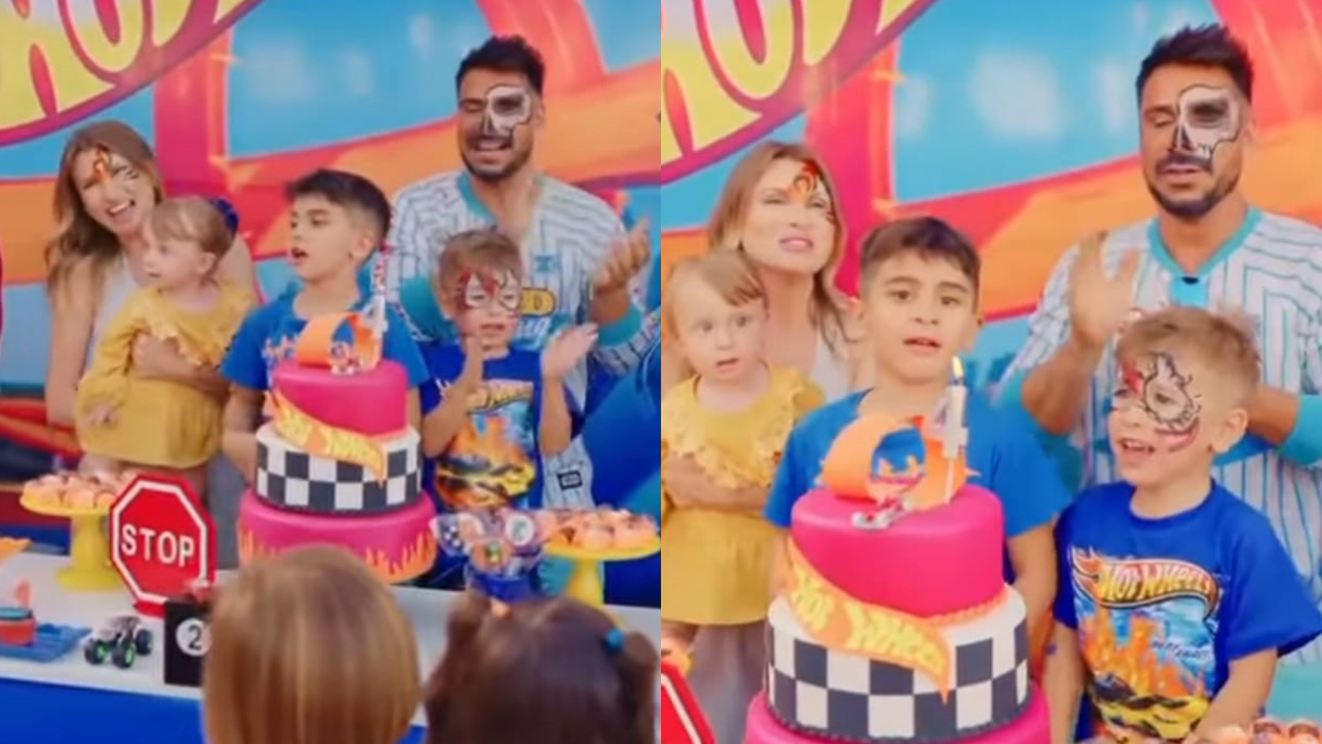 Filho de Julio Rocha comemora aniversário de 4 anos com festão