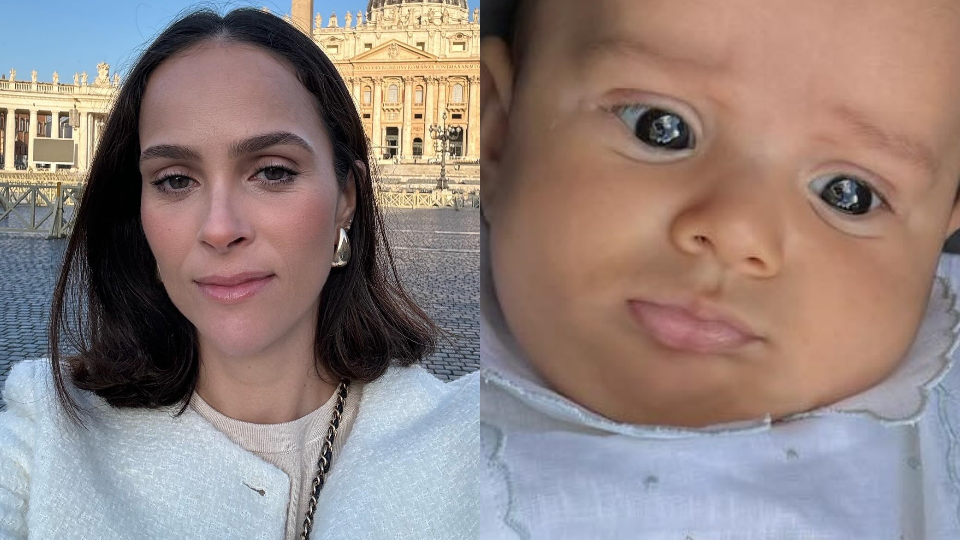 Mulher de Juliano Cazarré divide clique encantador do filho caçula