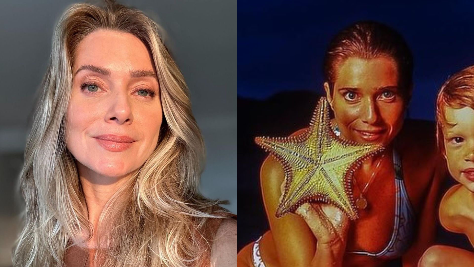 Letícia Spiller encanta ao resgatar fotos inéditas do filho na infância