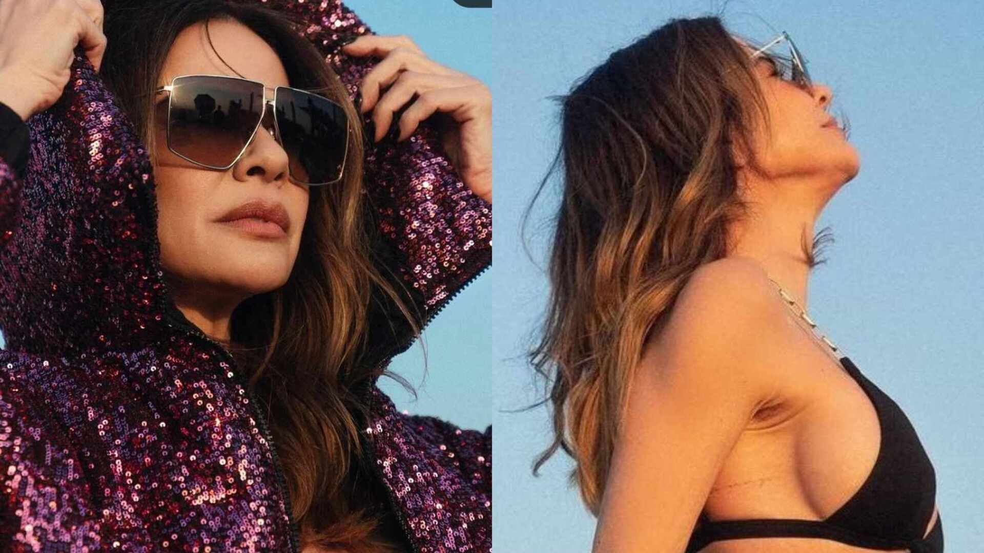 Luciana Gimenez divide opiniões ao montar look com biquíni