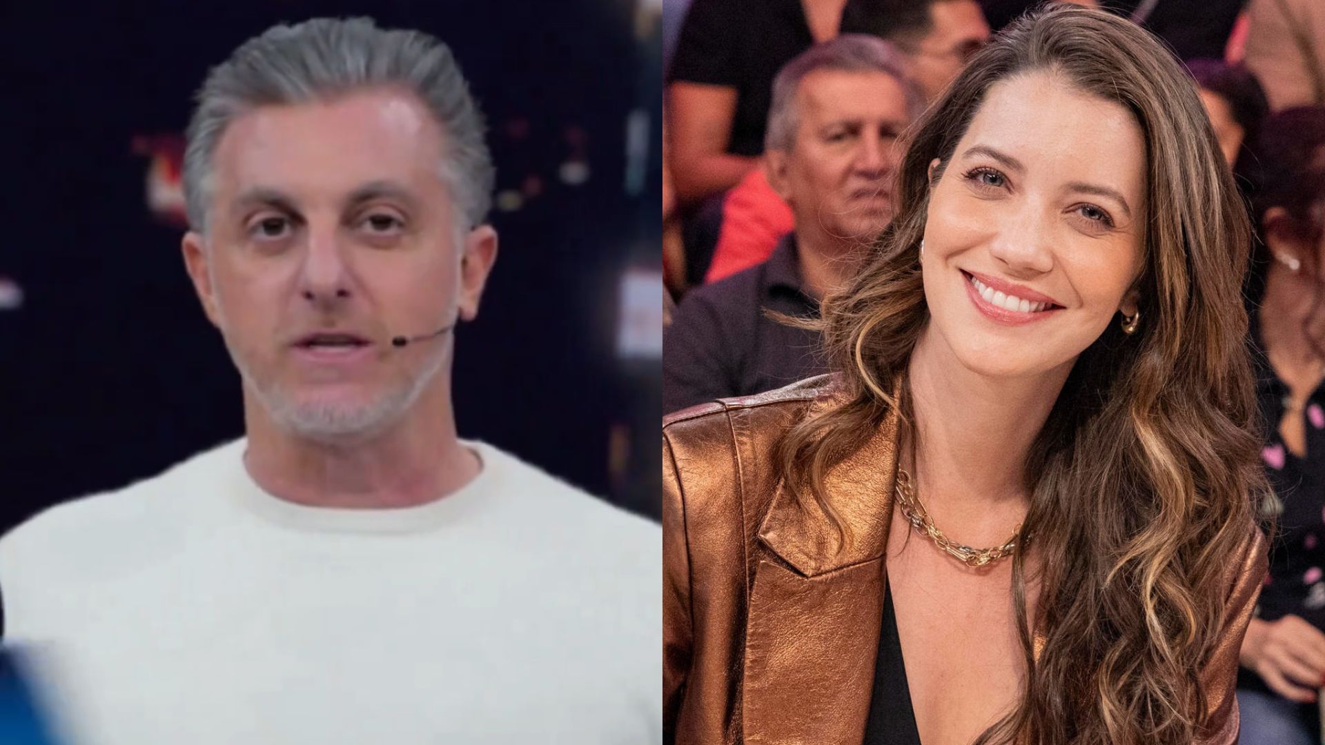 Ao vivo, Luciano Huck dá ‘puxão de orelha’ em público por críticas à Nathalia Dill