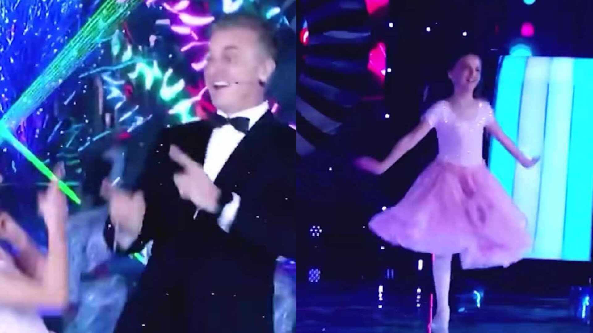 Luciano Huck relembra momento marcante da filha no palco de seu programa