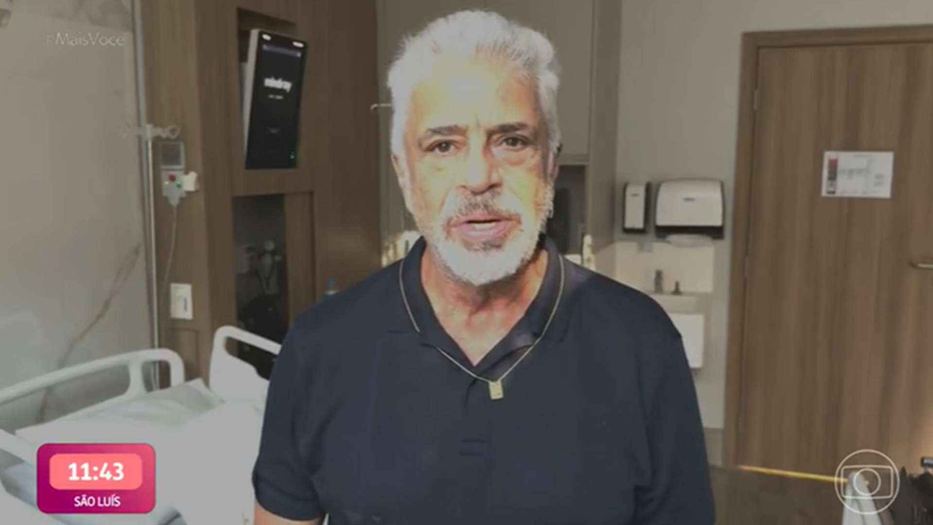 Lulu Santos grava vídeo após deixar hospital:  “Devia ter vacinado”