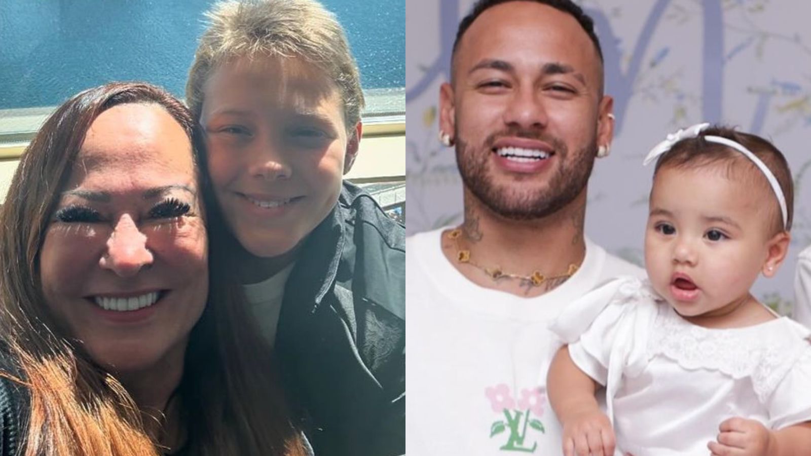 Mãe de Neymar Jr revela motivo para viajar apenas com o neto após críticas