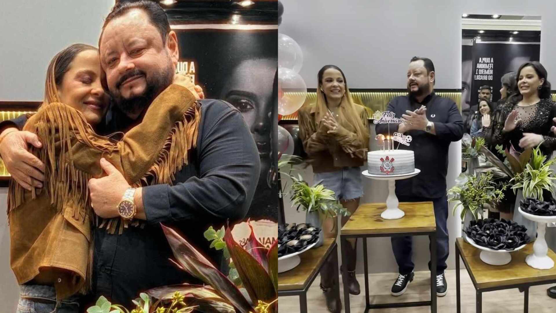 Pai de Maiara e Maraisa ganha festinha especial de aniversário; veja