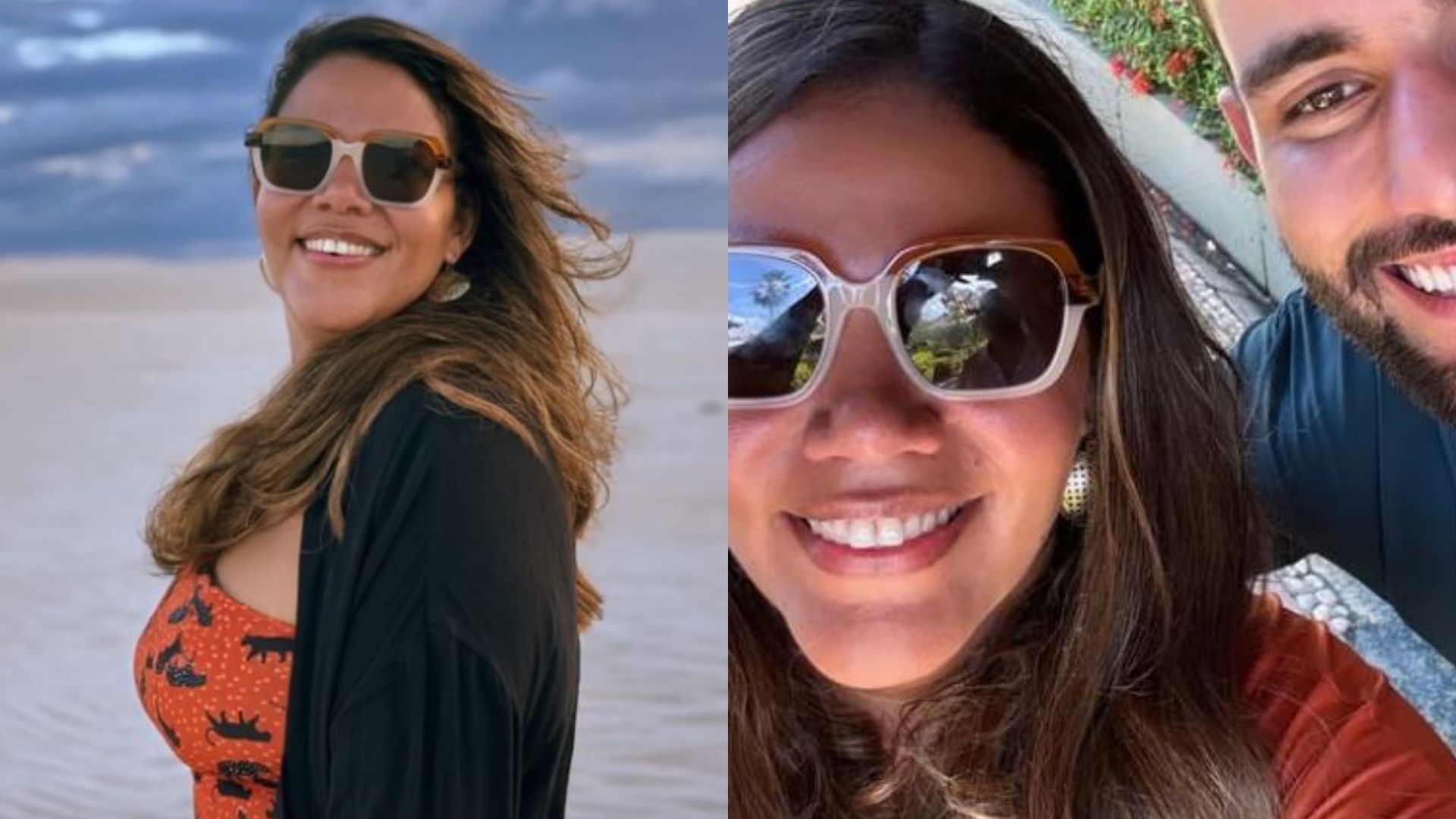 Mani Reggo mostra fotos de passeio especial com ex-BBBs Matteus e Beatriz