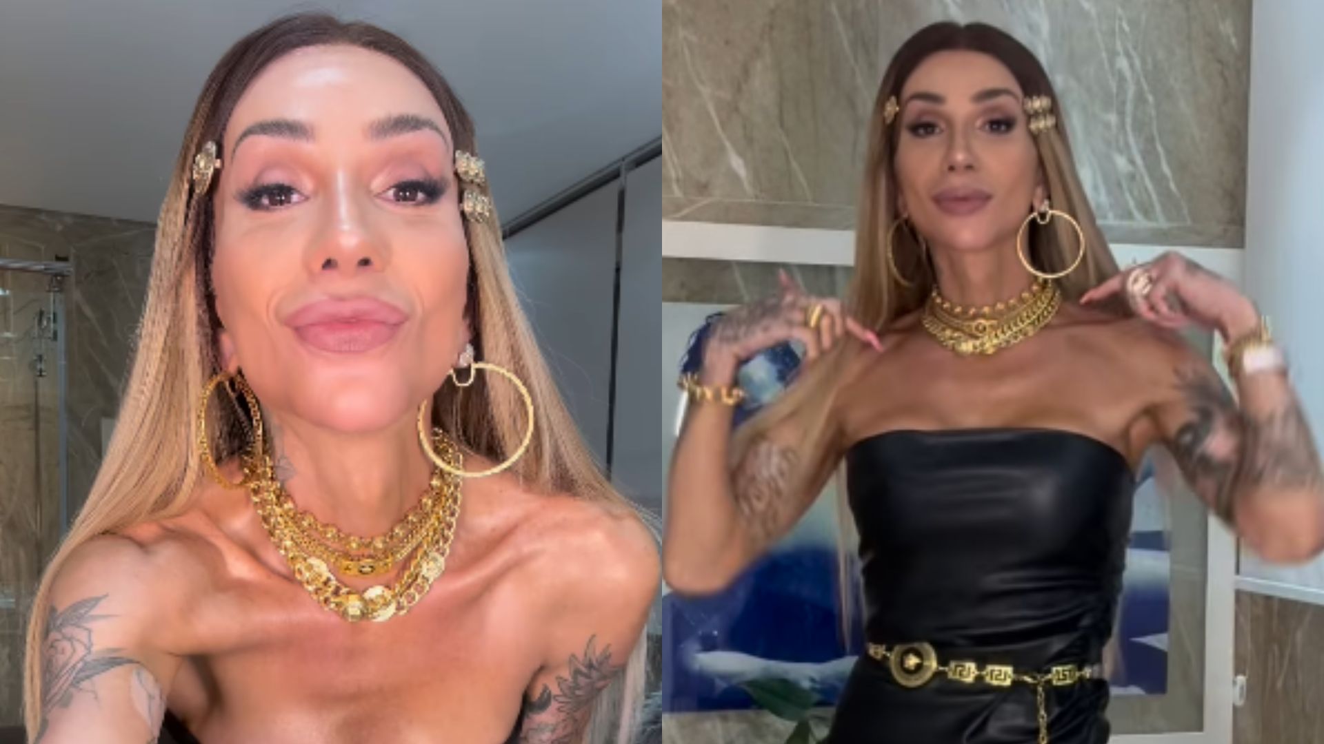 Após desabafo, Maya Massafera exibe pernões com look mínimo