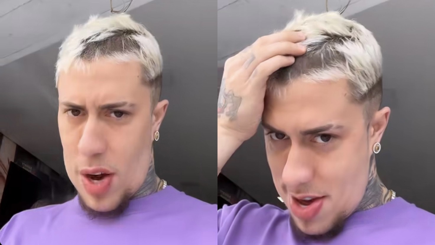 MC Daniel muda o visual depois de sofrer corte químico; veja resultado