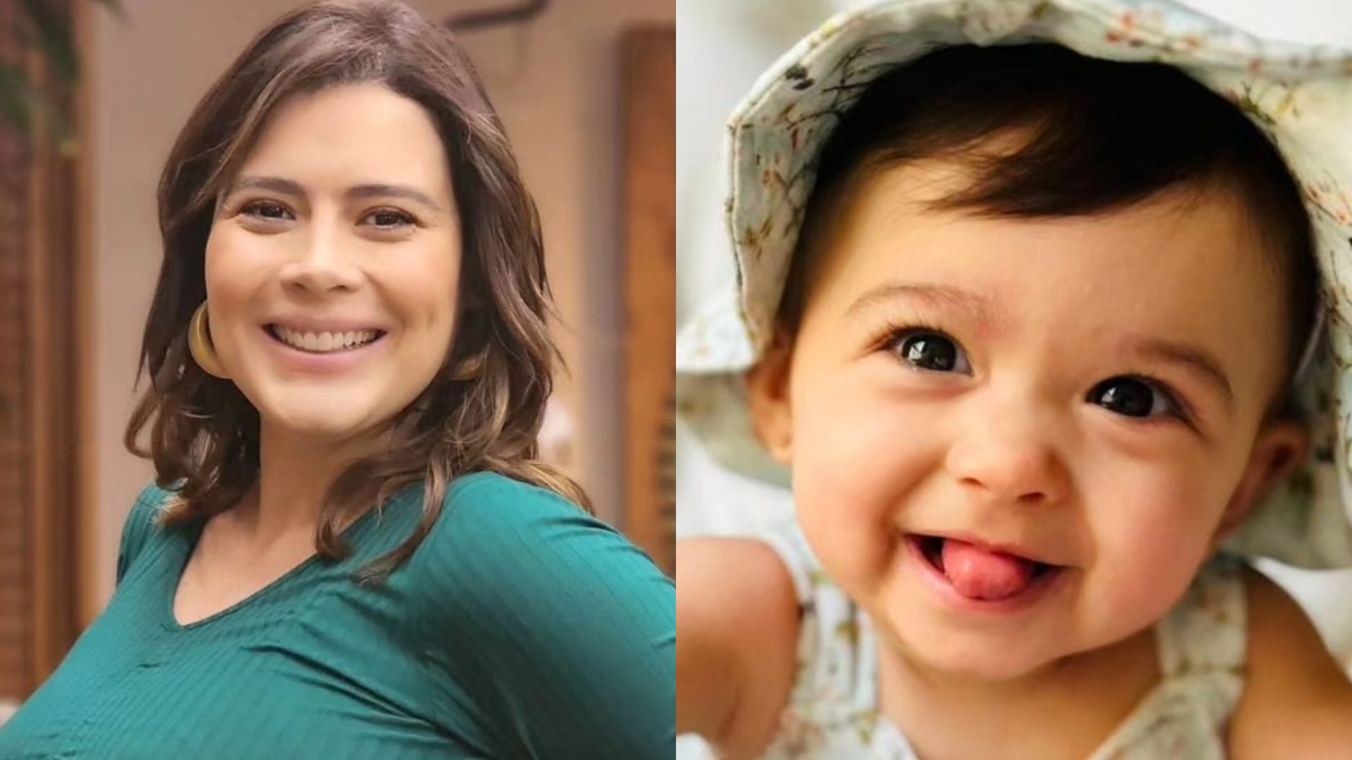 Com cliques fofos, Michelle Loreto celebra mesversário da filha: “Pura alegria”