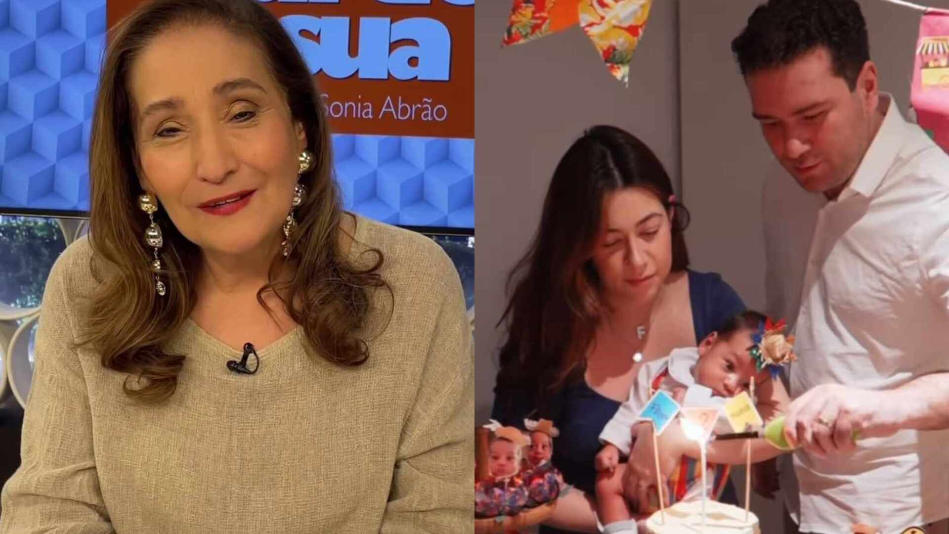 Neto de Sonia Abrão tem mesversário com tema junino; veja como foi