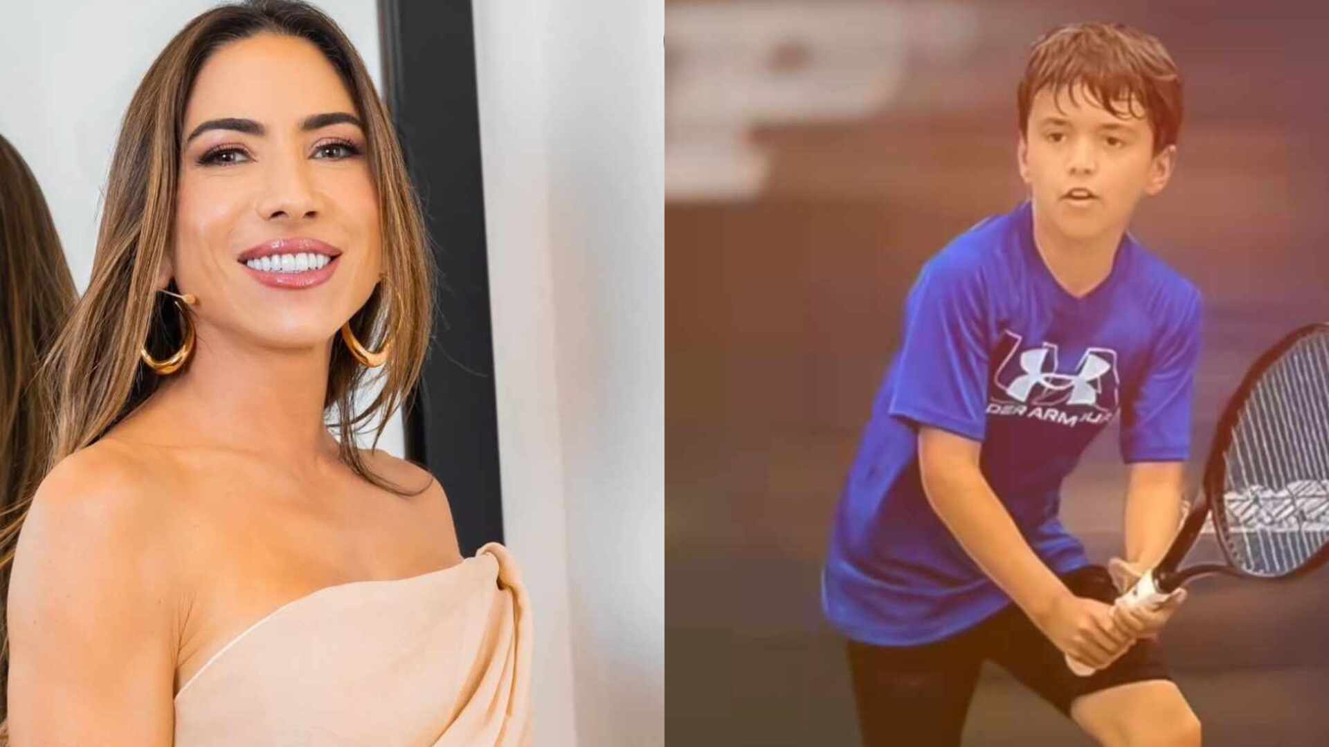 Patricia Abravanel mostra o filho jogando tênis na França: ‘Novo Guga’