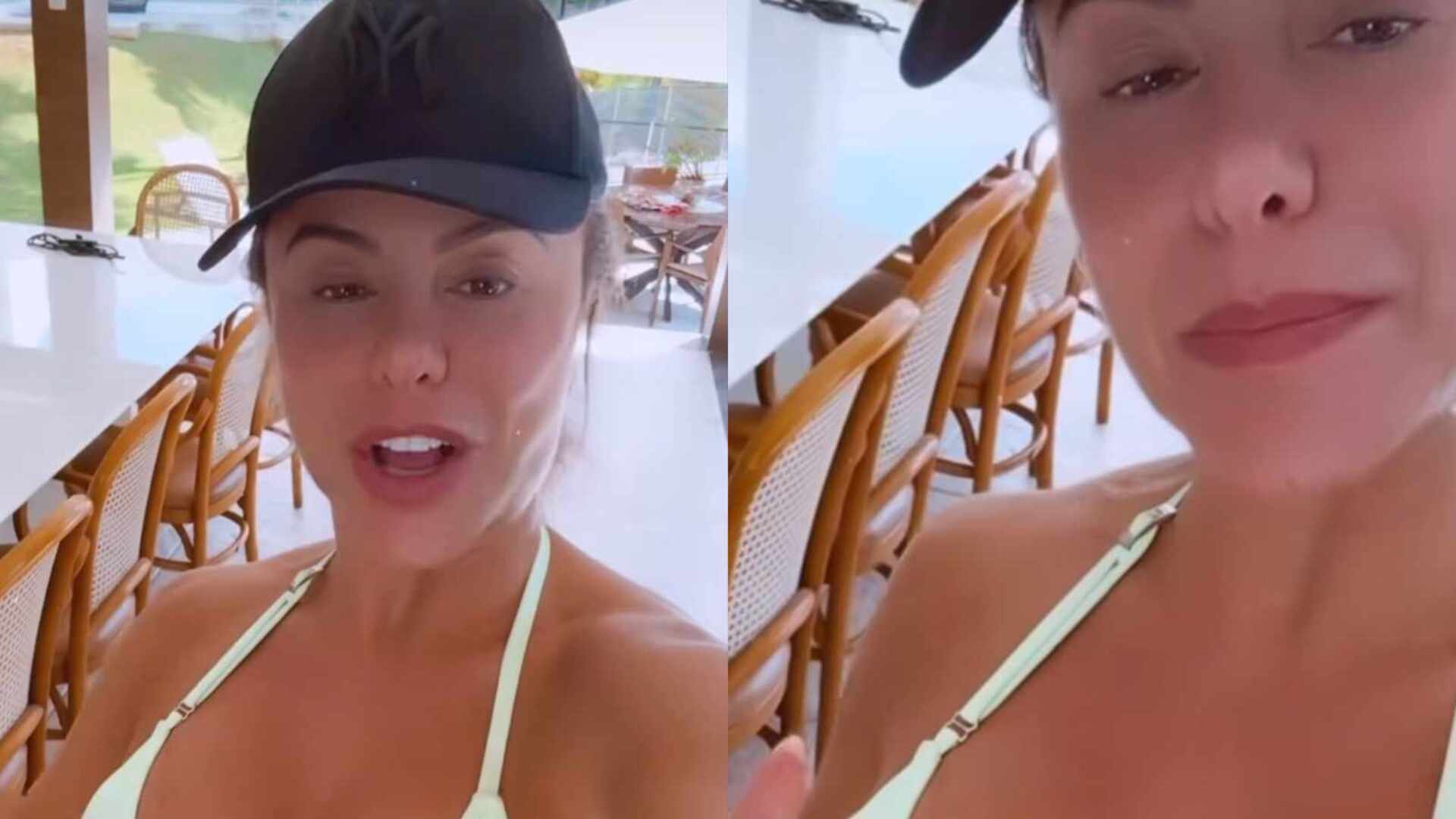 Poliana Rocha choca ao mostrar situação de seu corpo