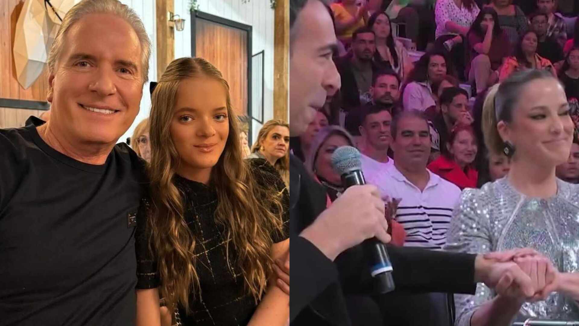 Roberto Justus vê Ticiane Pinheiro na Globo e reage: ‘Olha’