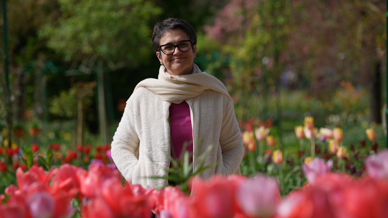 Sandra Annenberg visita a casa do pintor francês Claude Monet: ‘Simplesmente deslumbrante’