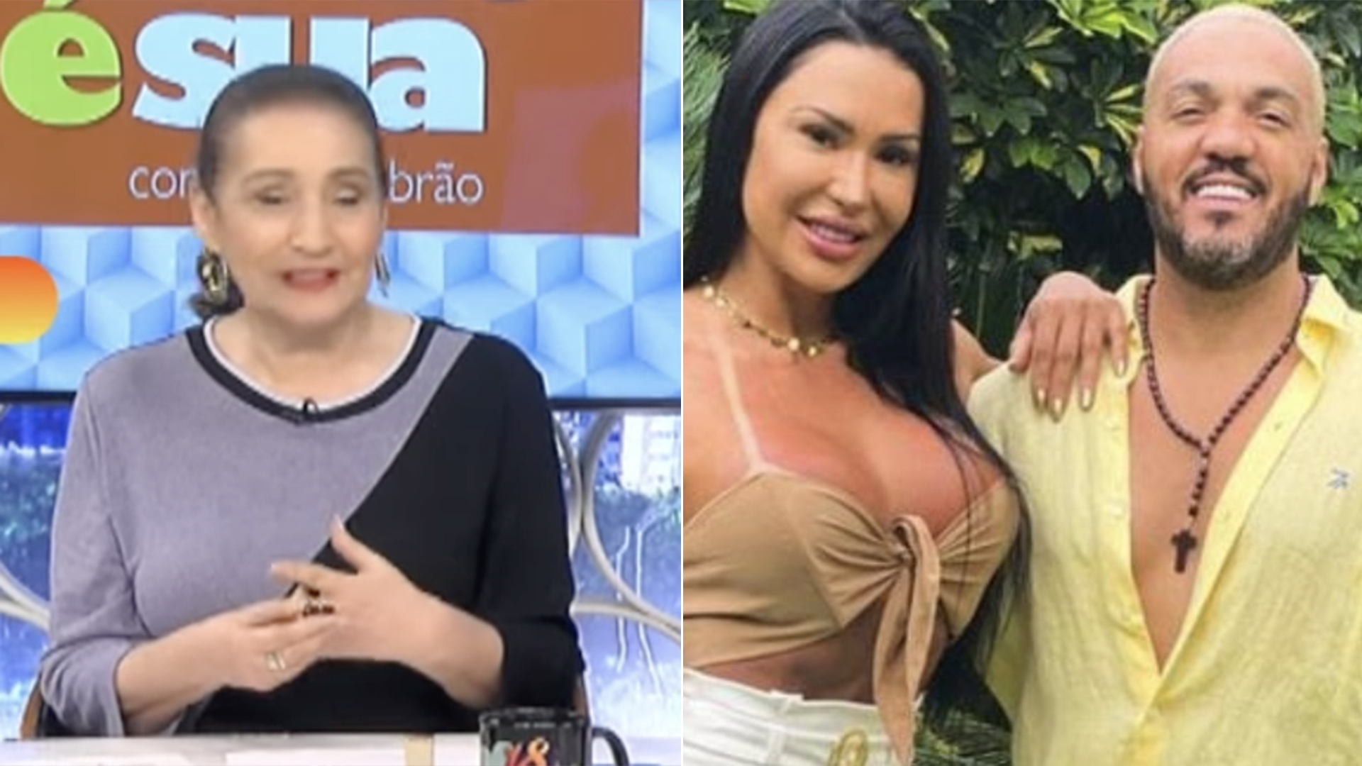 Sonia Abrão alfineta Gracyanne e Belo: ‘Não colou’