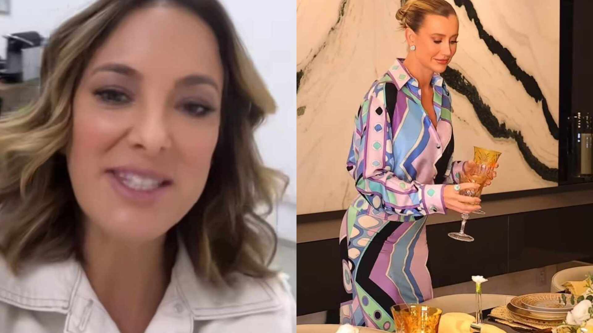 Ticiane Pinheiro faz comentário inusitado sobre mesa de Ana Paula Siebert