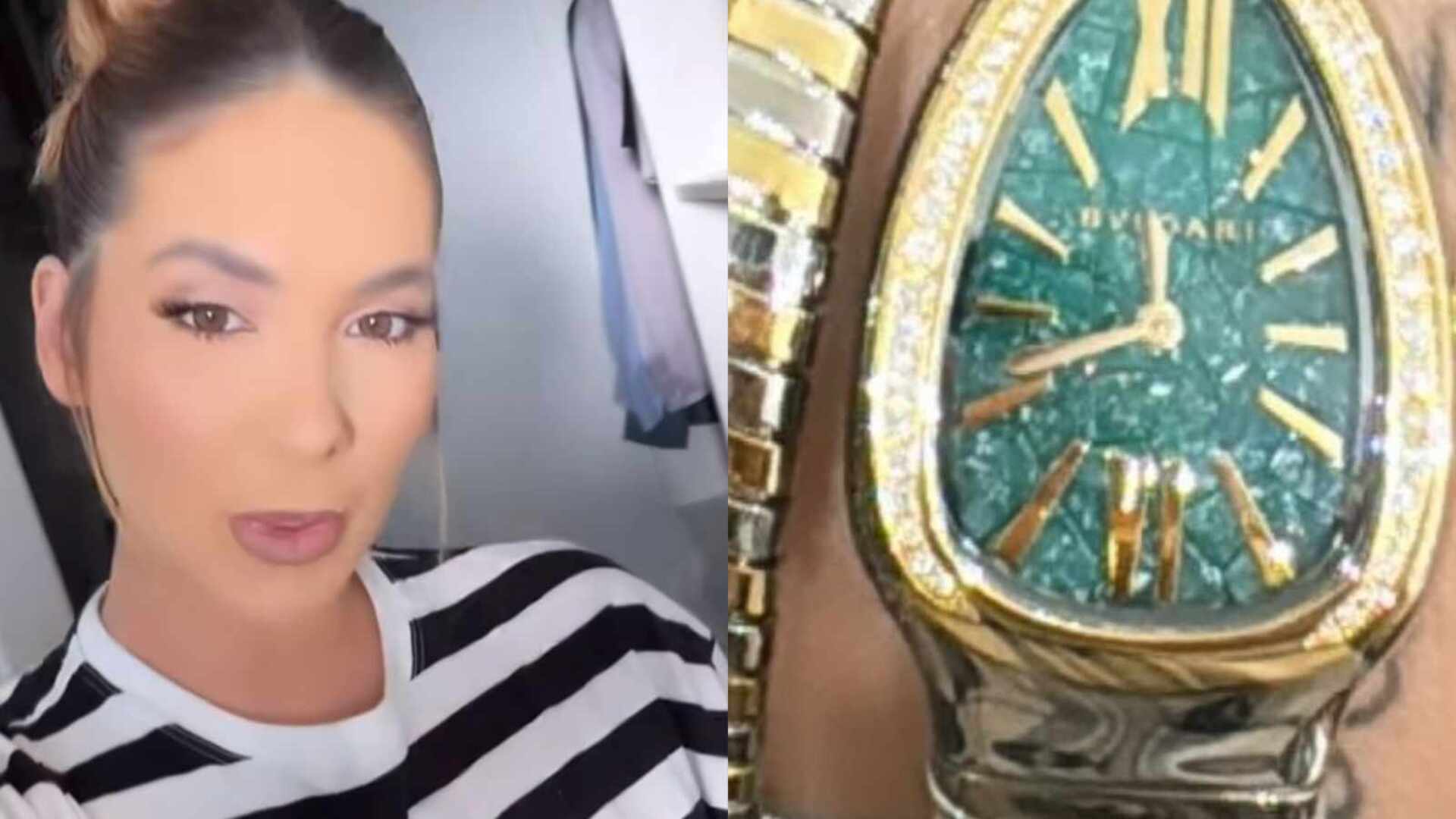 Virginia compra relógio de serpente que custa uma casa; saiba quanto
