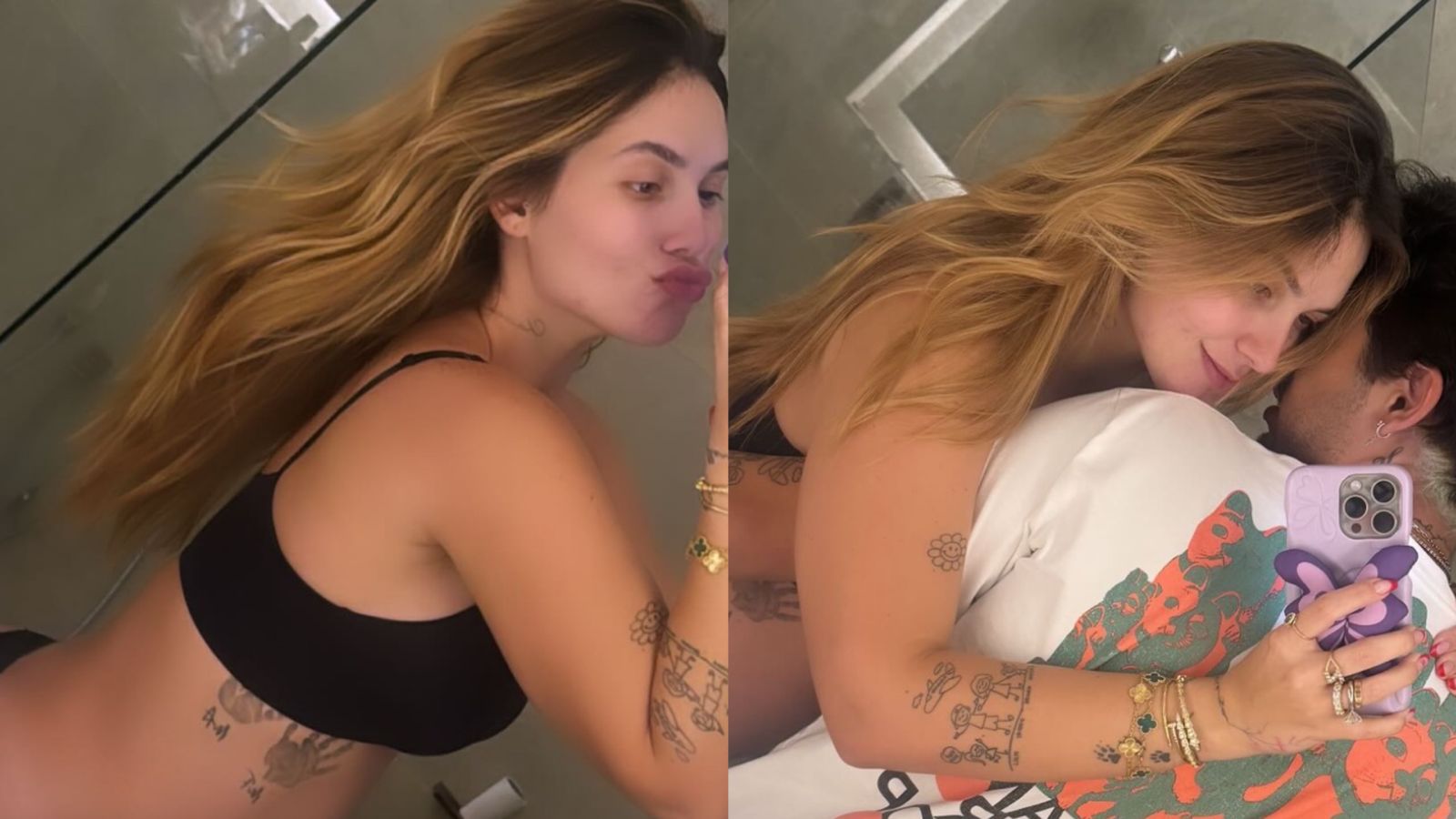 Grávida, Virginia chama atenção ao exibir barrigão em momento íntimo com Zé Felipe