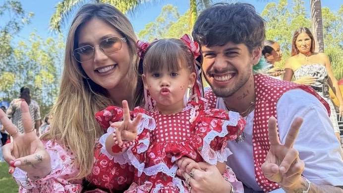 Virginia Fonseca comemora primeira Festa Junina da filha: ‘Uma princesa’
