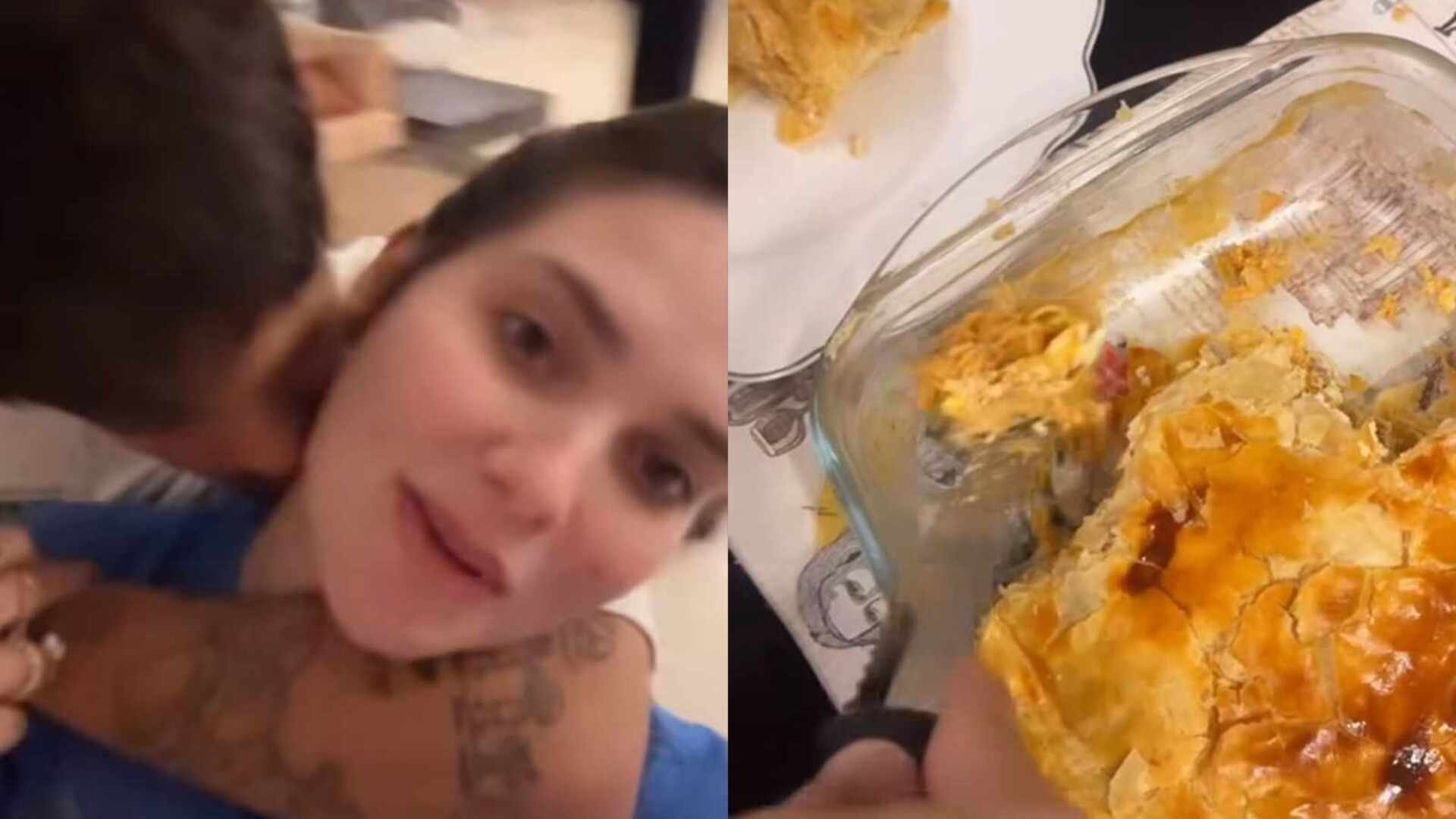 Virginia surpreende ao mostrar jantar básico de Dia dos Namorados: ‘Torta’