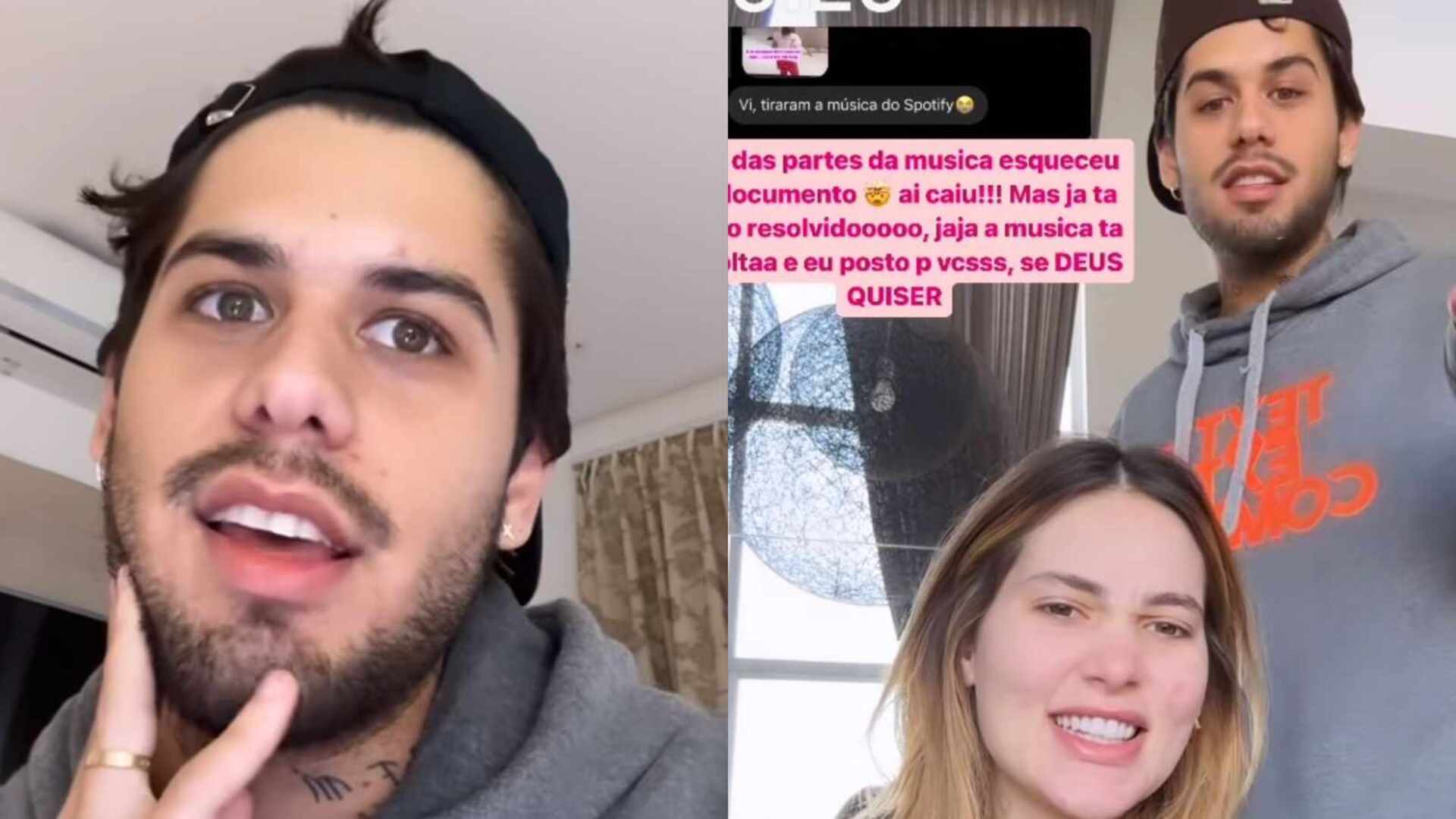 Zé Felipe tem música derrubada em plataforma: ‘O inimigo tenta’