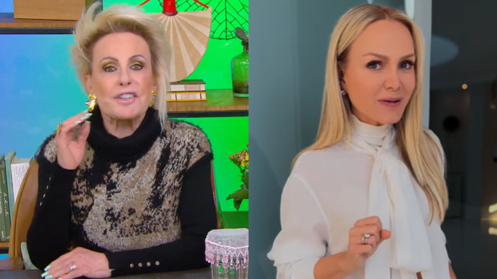 Ana Maria Braga manda recado bem-humorado para Eliana: ‘Eu bato’