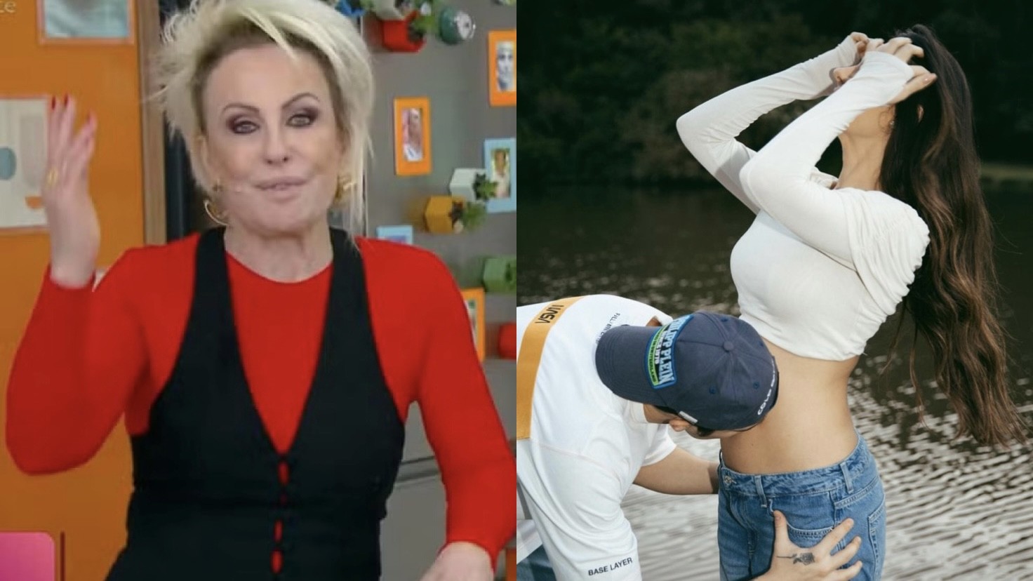 Ana Maria Braga parabeniza Luan Santana, que espera o primeiro filho