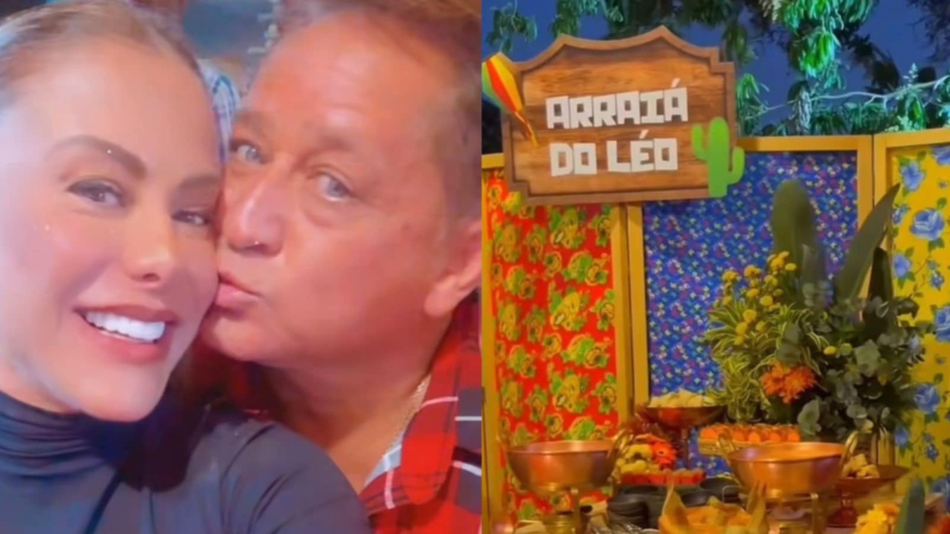 Leonardo ganha festão temático na fazenda para seus 61 anos; veja