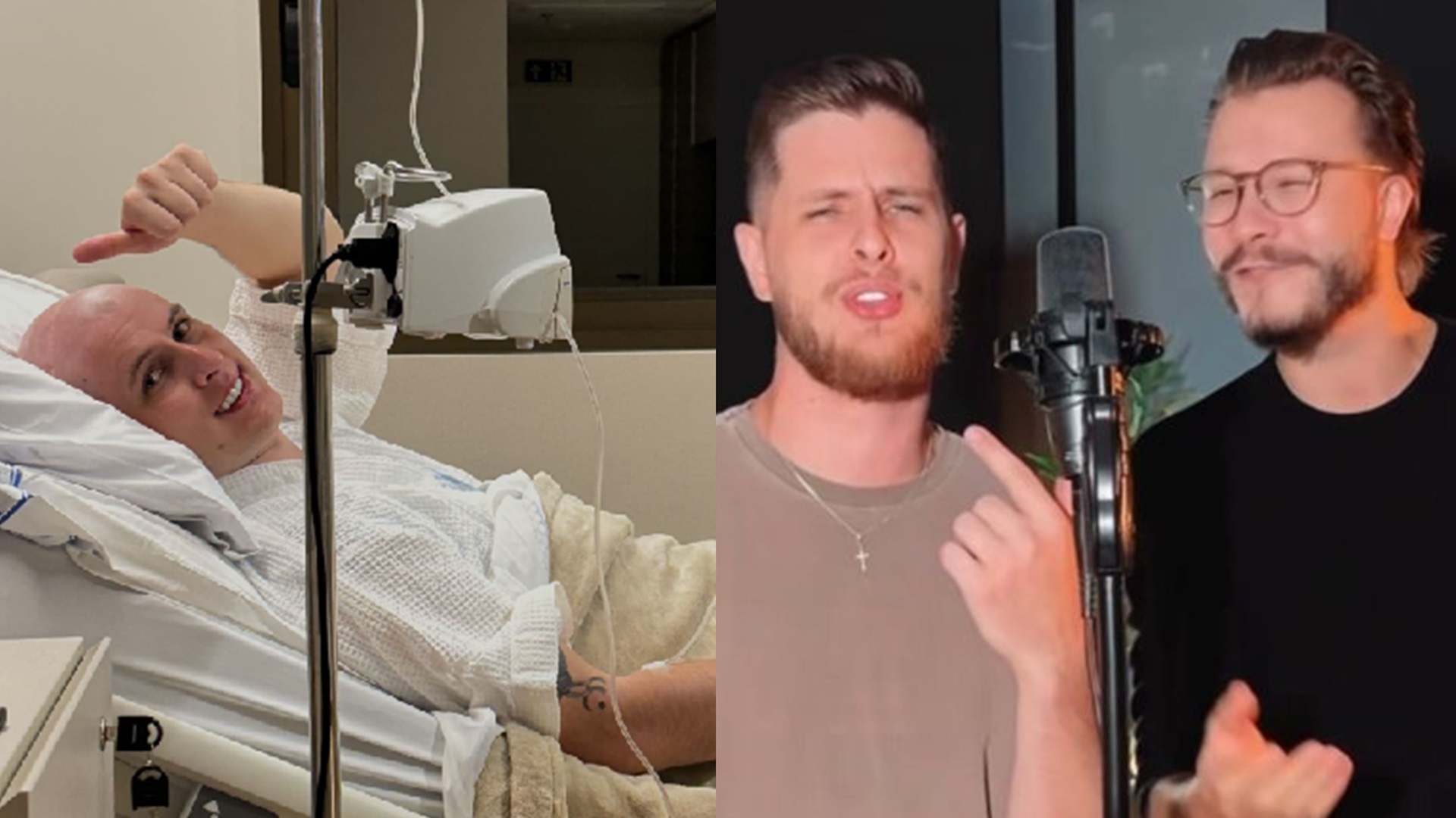 Noiva revela estado de saúde de cantor sertanejo após retirada do tumor