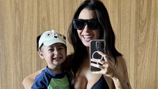 Bianca Andrade escolhe decoração dos anos 2000 para aniversário do filho