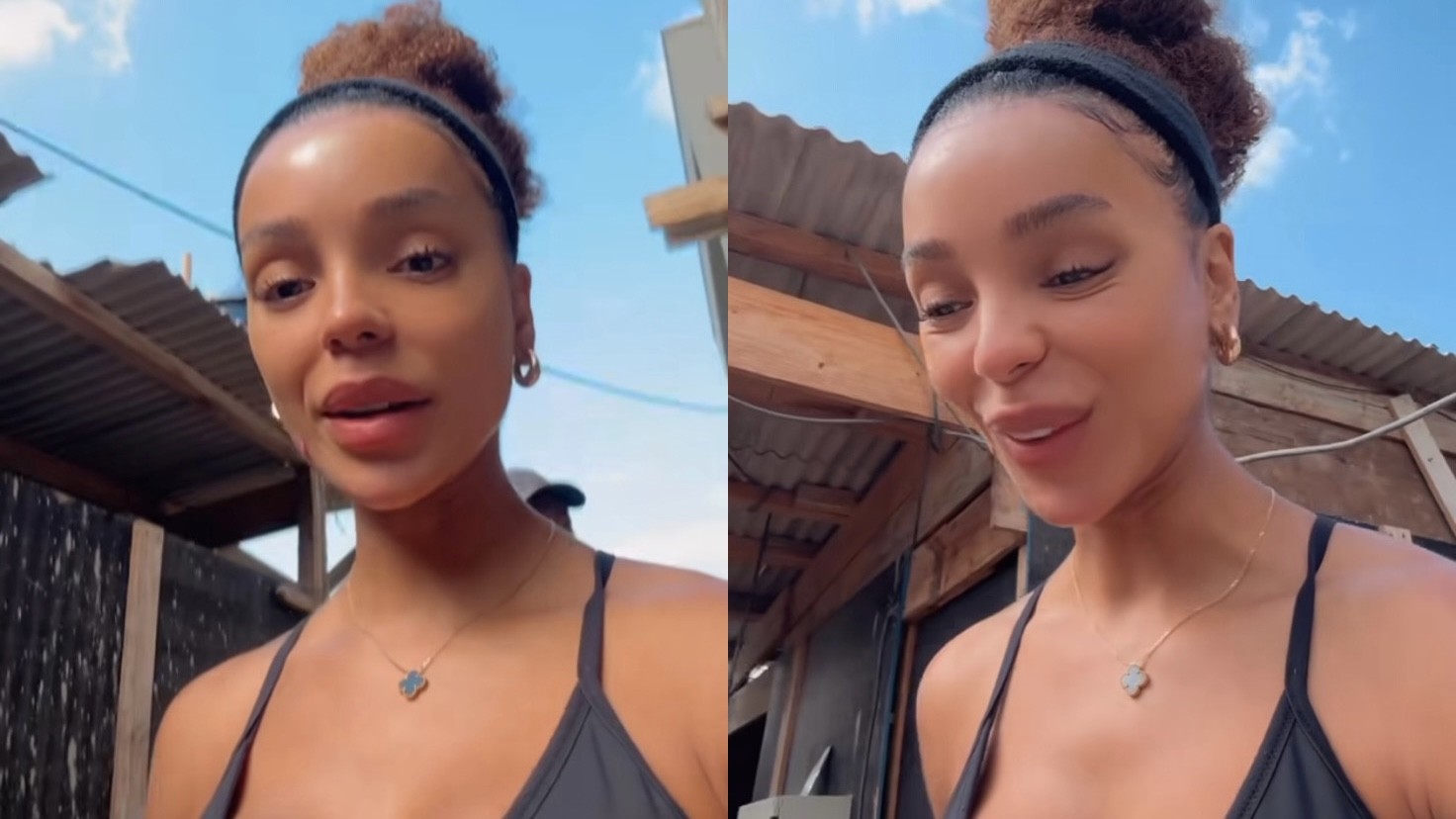 Brunna Gonçalves visita obra de nova mansão com Ludmilla e dá detalhes
