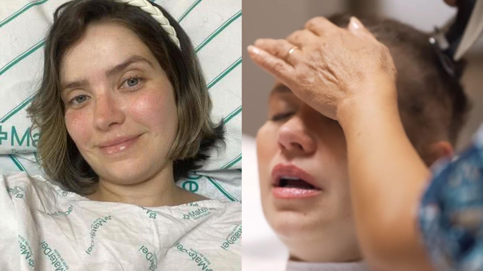 Em luta contra o câncer, Camila Campos se emociona ao raspar o cabelo