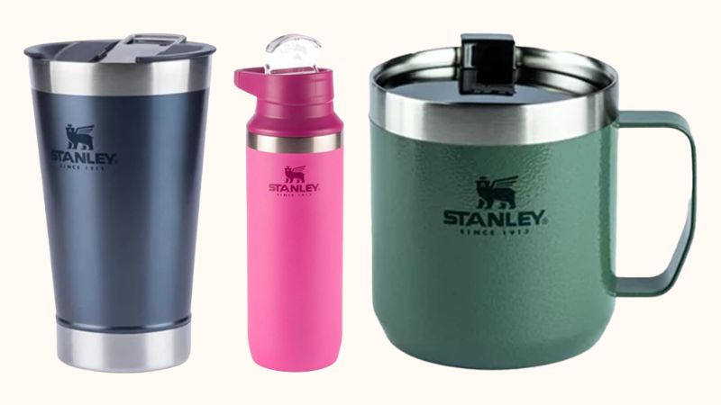 Confira 6 opções de copos, garrafas e canecas Stanley em oferta