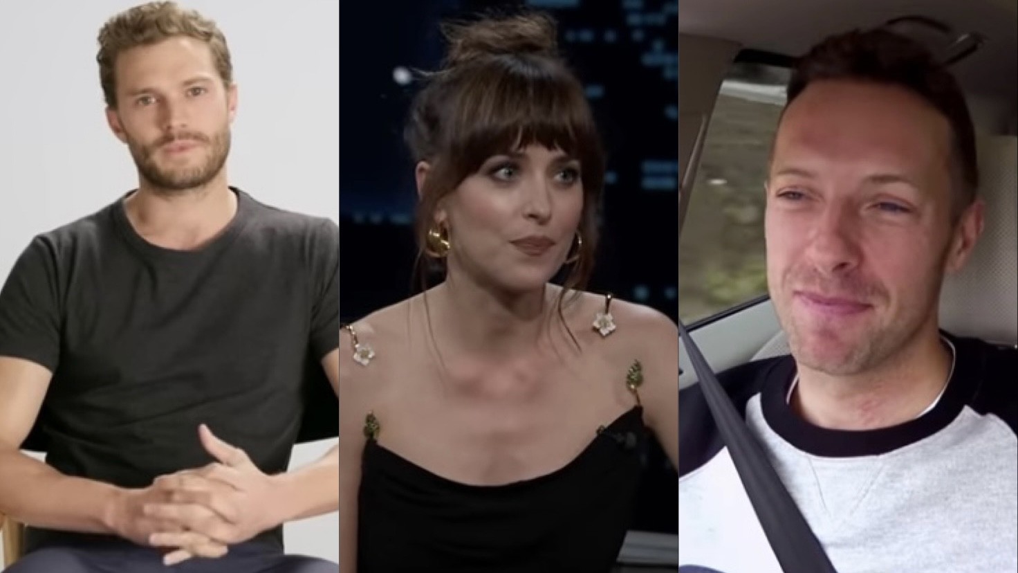 Jamie Dornan entrega status da relação de Dakota Johnson com Chris Martin