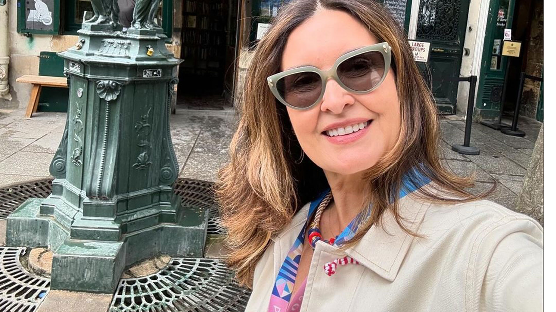 Fátima Bernardes faz alerta sobre onda de furtos em Paris: ‘Cuidado’