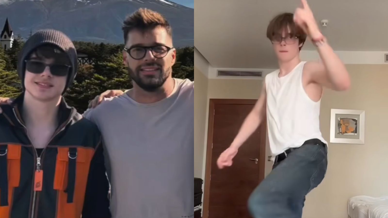 Filho de Ricky Martin viraliza nas redes sociais com coreografias ousadas