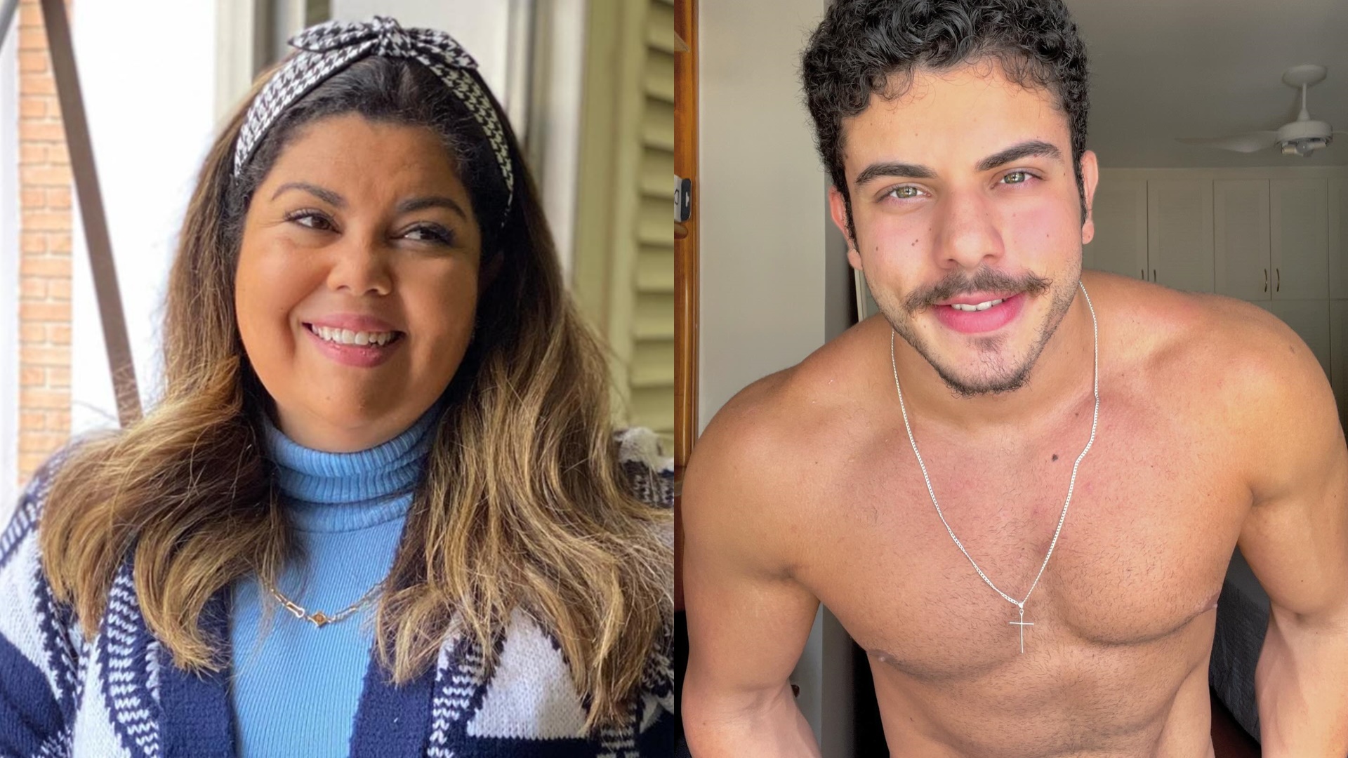 Fabiana Karla faz piada após filho ganhar fama de galã sensual: “Vive com calor”