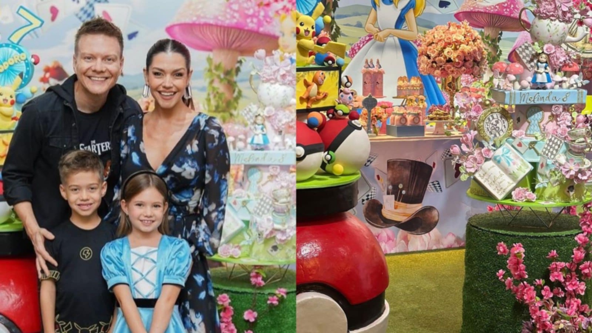 Filhos de Michel Teló e Thais Fersoza ganham festa luxuosa com dois temas