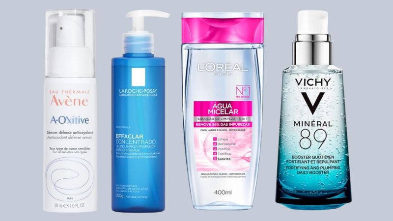 Gel de limpeza, protetor solar e mais: 8 dermocosméticos em oferta no Prime Day