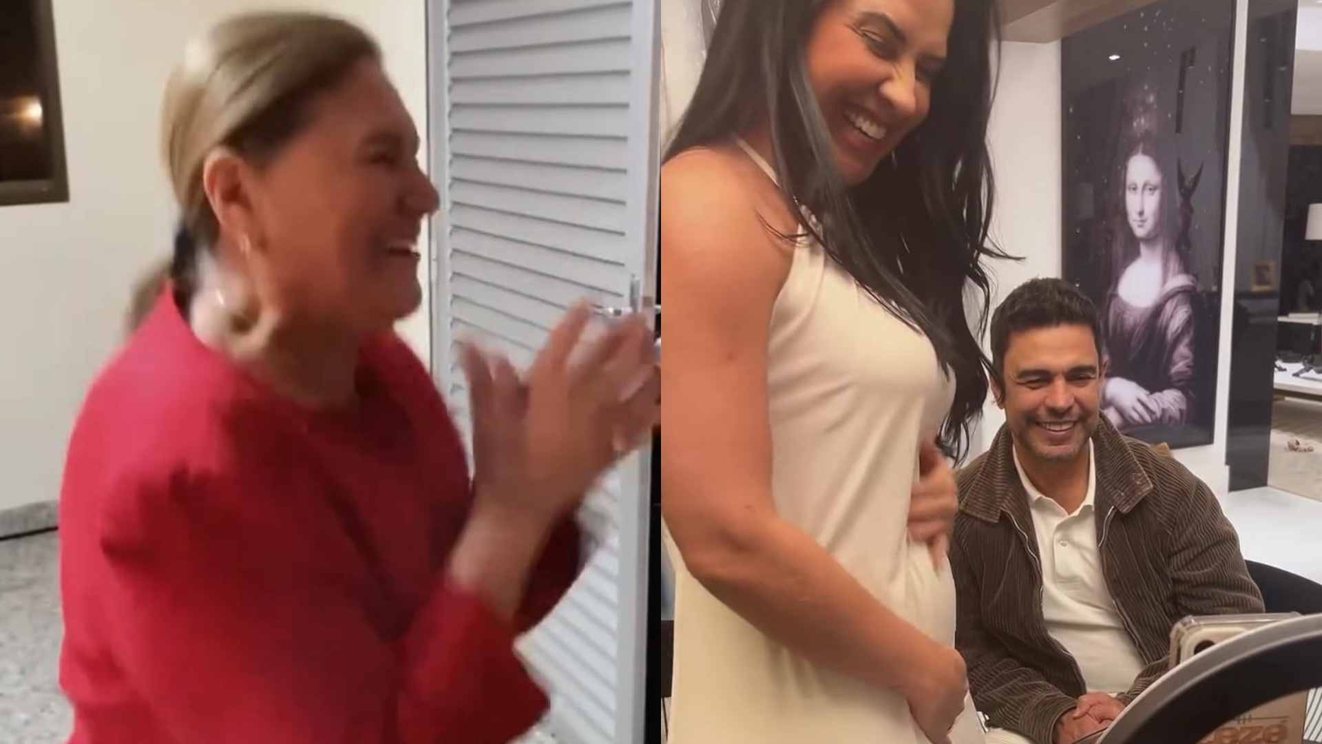 Graciele Lacerda mostra reação da sogra com a descoberta da sua gravidez