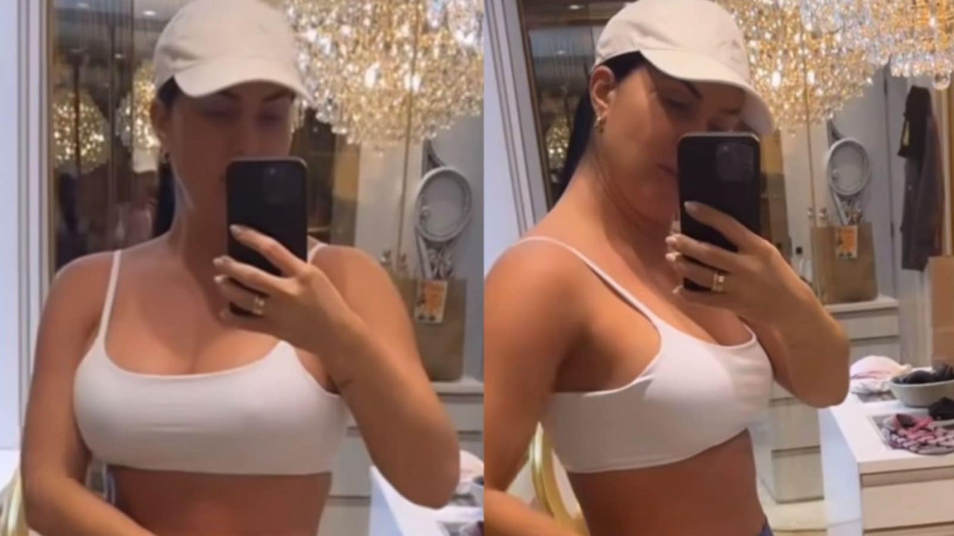 Graciele Lacerda revela mudança de manequim e choca com tamanho da barriga