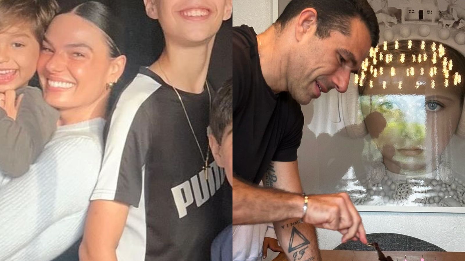 Isis Valverde celebra aniversário do noivo em festa simples com os herdeiros
