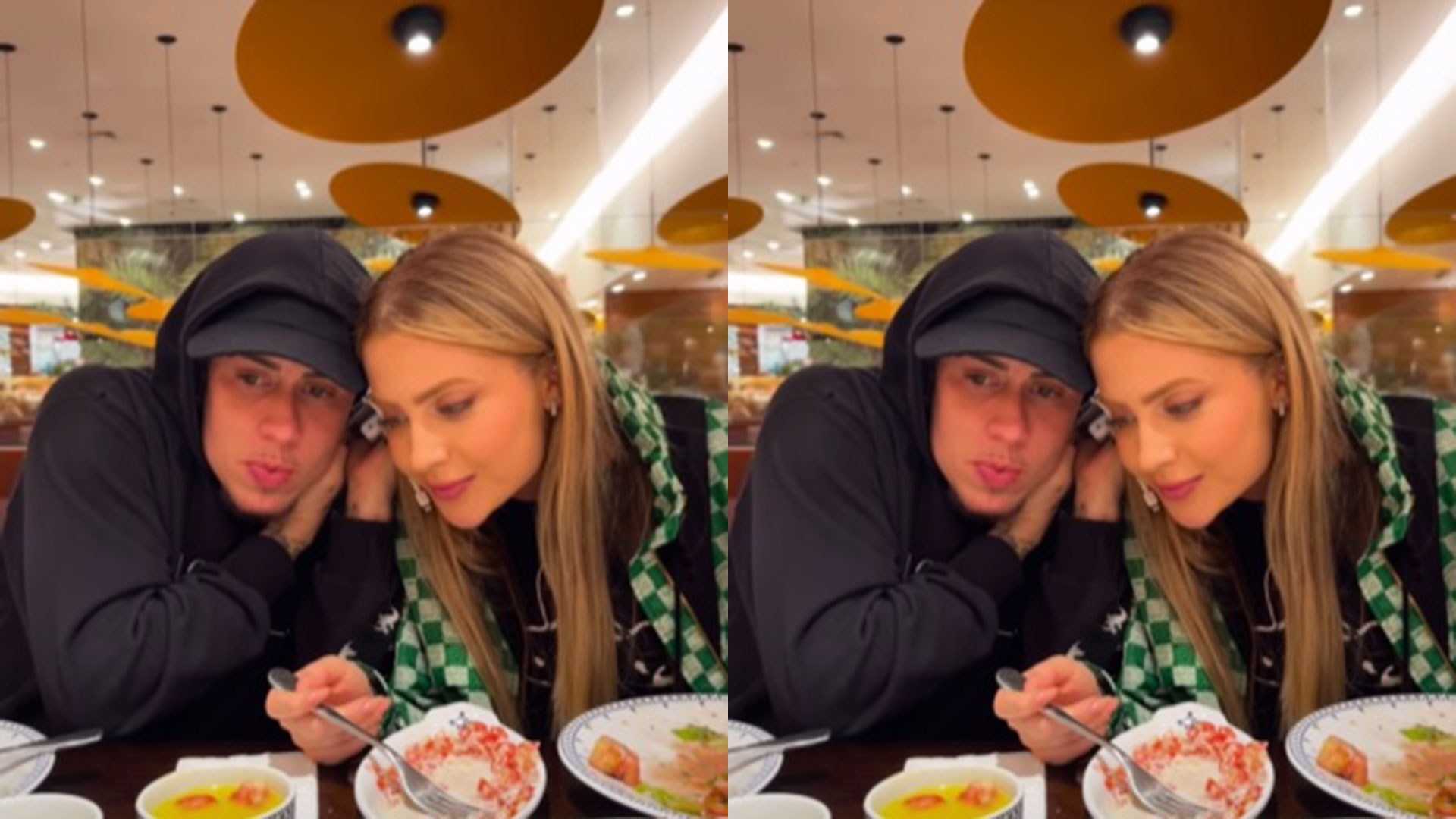Jade Picon e Mc Daniel jantam juntos e se declaram