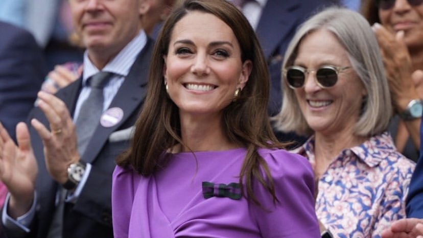 Descubra o motivo fofo por trás da presença de Kate Middleton em Wimbledon