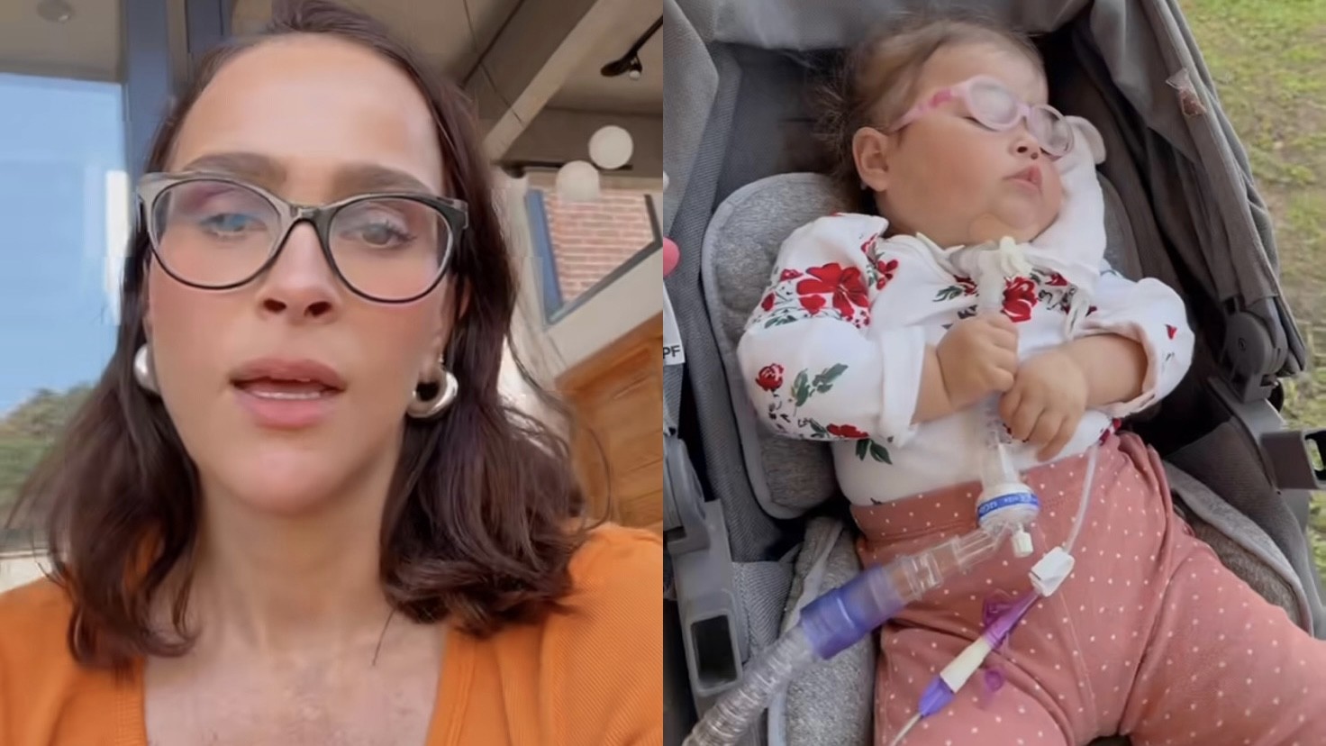 Letícia Cazarré mostra como funciona a alimentação de Maria Guilhermina