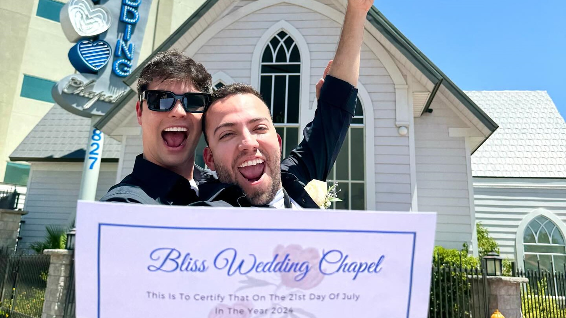 Lucas Rangel revela ‘aventura’ para se casar em Las Vegas com Lucas Bley: ‘Coisa de filme’